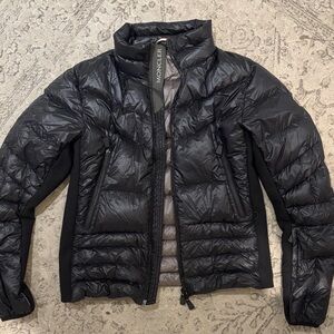 BEAUTIFUL Moncler Black Giubbotto Canmore Quilted Puffer Jacket size 2